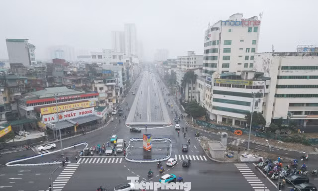Đóng một số làn đường tại nút giao Giải Phóng - Kim Đồng 