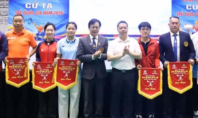 Gần 200 vận động viên tham dự giải cử tạ Quốc gia năm 2026