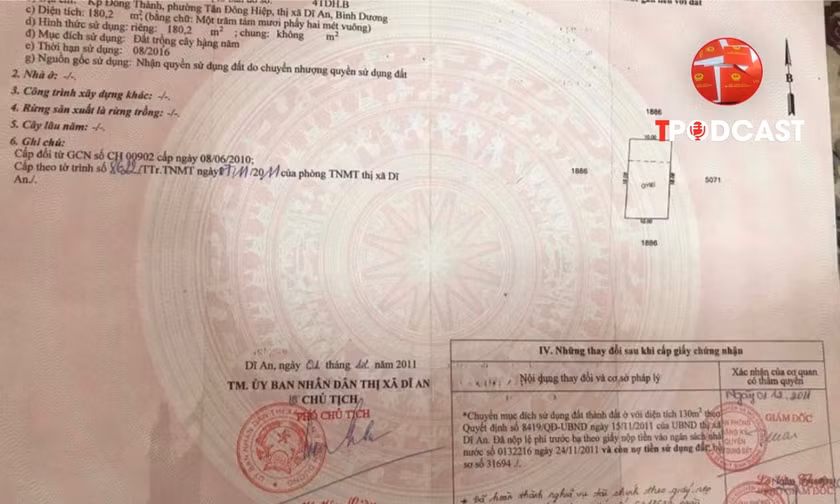 Đất thực tế khác sổ đỏ, cấp đổi theo quy định nào?