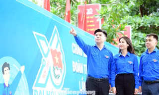 Sắc xanh trước thềm Đại hội Đoàn toàn quốc lần thứ XIII