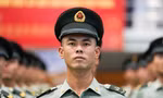 Hình ảnh khối quân nhân Trung Quốc tham gia diễu binh ở Việt Nam