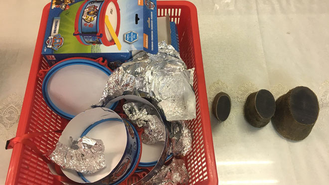 Tang vật bị thu giữ.