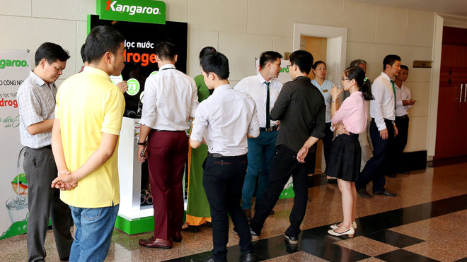 “Cháy” kho hàng máy lọc nước Hydrogen 