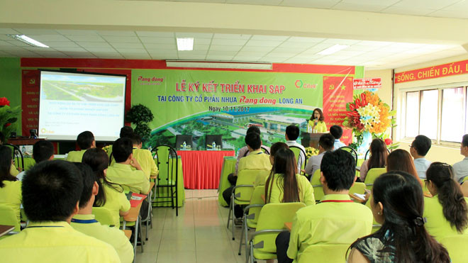 Nhựa Rạng Đông – Long An bắt tay hợp tác với Cty CP Công Nghệ Citek