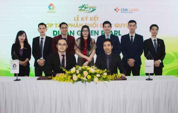 Đại diện chủ đầu tư và CENLAND tại Lễ ký kết hợp tác