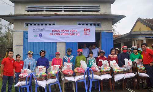 Masan Nutri-Science hỗ trợ 600 triệu đồng cho đồng bào bão lũ miền Trung