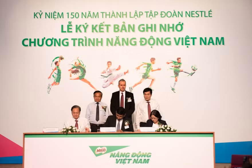 Nestle Việt Nam phát triển các hoạt động thể thao học đường