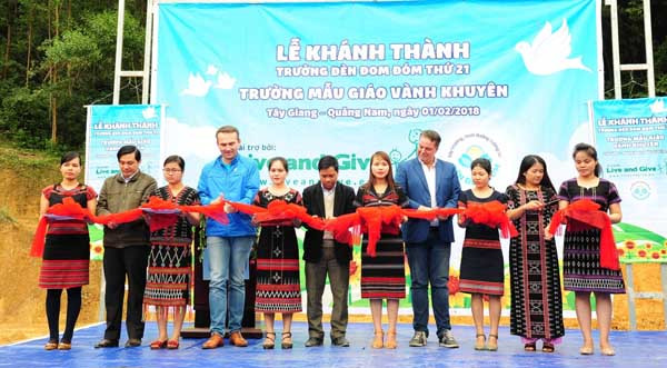 Trường Vành Khuyên sẽ là một bước đệm tạo sự khởi đầu mới cho tương lai các em vùng đồng bào dân tộc thiểu số còn gặp nhiều khó khăn của huyện Tây Giang