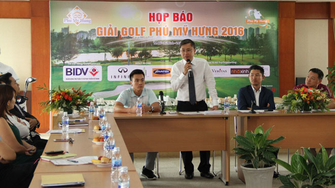 BTC cuộc họp báo Giải Golf Phú Mỹ Hưng 2016