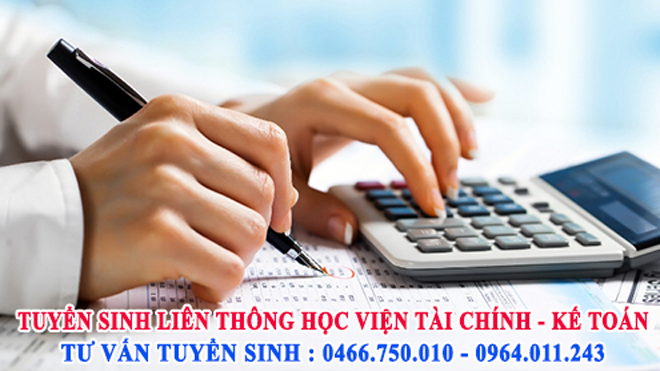 Học viện Tài chính tuyển sinh liên thông Đại học Kế toán năm 2016