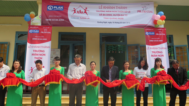  Prudential tài trợ chương trình “Cùng xây tương lai”