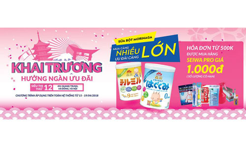 Sakuko Japanese Store mở siêu thị hàng Nhật nội địa thứ 12 