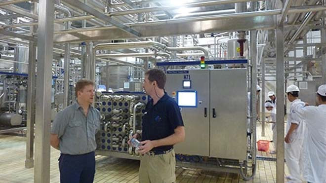 Nhà máy sữa hiện đại tại Bình Dương của Vinamilk