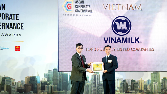 Vinamilk có điểm Quản trị công ty tốt nhất Việt Nam