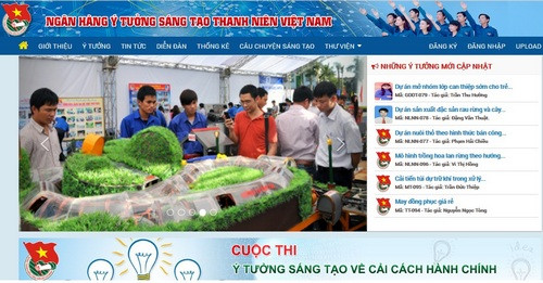 Ra mắt Cổng thông tin Ngân hàng ý tưởng sáng tạo thanh niên