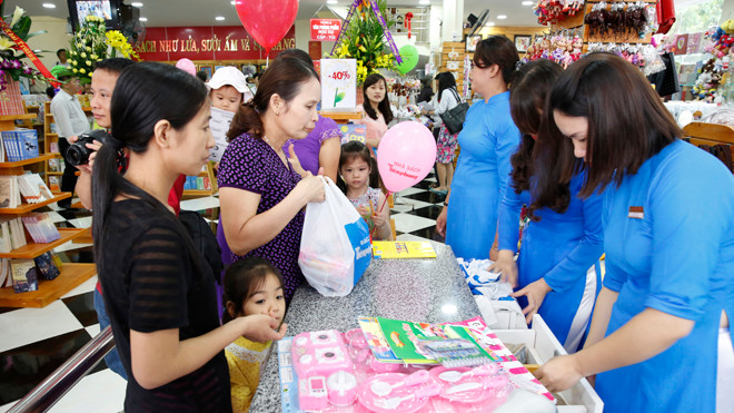 “Tết trung thu – Ring quà vi vu” tại Nhà sách Tiền Phong Hải Phòng Thanh Hóa
