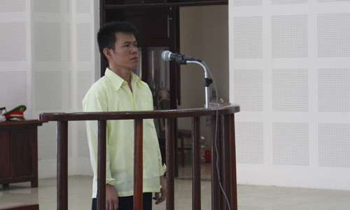 Bị cáo Phạm Cường tại tòa