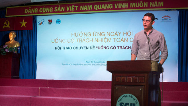 AB INBEV việt Nam chào mừng ngày hội uống có trách nhiệm toàn cầu 2017 