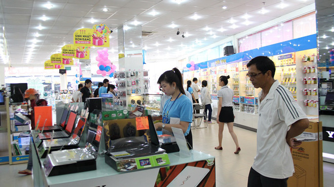 Thế Giới Di Động đạt mức tăng trưởng ấn tượng tới 38%.