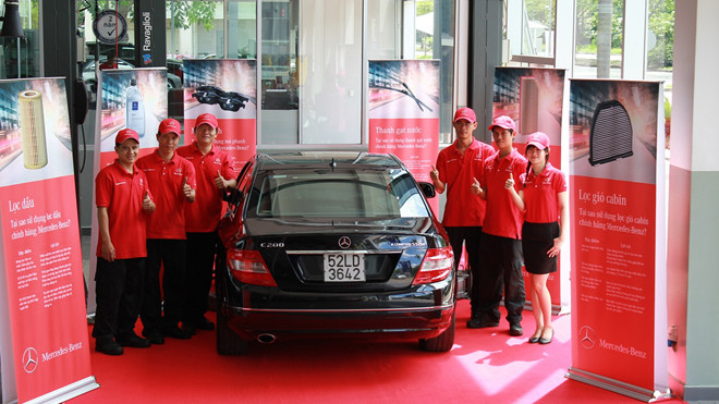 Mercedes-Benz tri ân khách hàng bằng chương trình “Dịch vụ thảm đỏ”