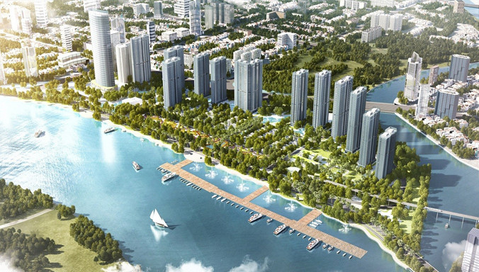 Vị trí kim cương có một không hai của dự án Vinhomes Golden River.