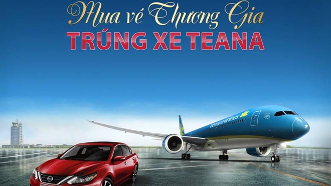 “Mua vé Thương gia, trúng xe Teana”