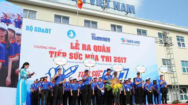 Chính thức khởi động chương trình Tiếp Sức Mùa Thi 2017. 
