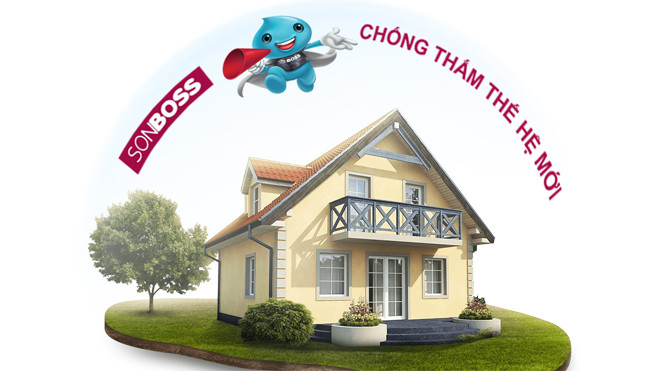 Phá cách trang trí bằng sơn màu