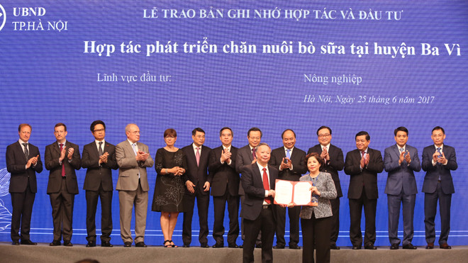 Vinamilk đồng hành cùng sự phát triển của thủ đô Hà Nội 