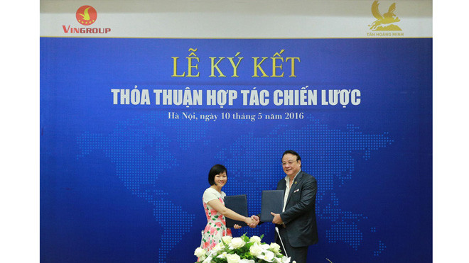 Vingroup và Tân Hoàng Minh ký thỏa thuận hợp tác chiến lược toàn diện 