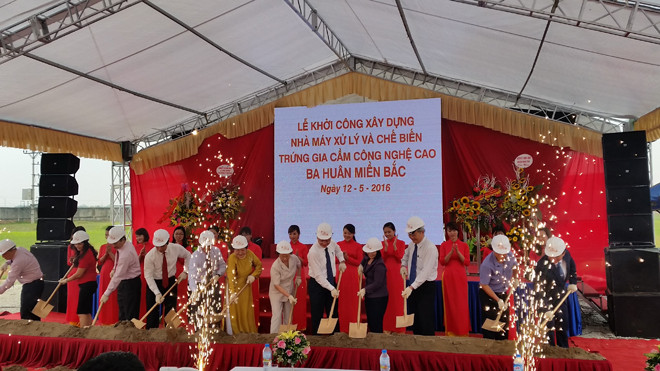 Ba Huân xây nhà máy chế biến trứng 110 tỷ đồng tại Hà Nội