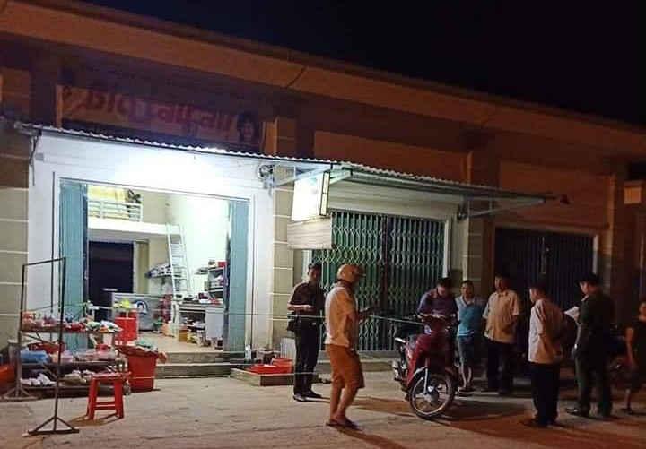 Hiện trường vụ án nghi do ghen tuông, chồng sát hại bạn trai của vợ cũ tại Yên Bái. 