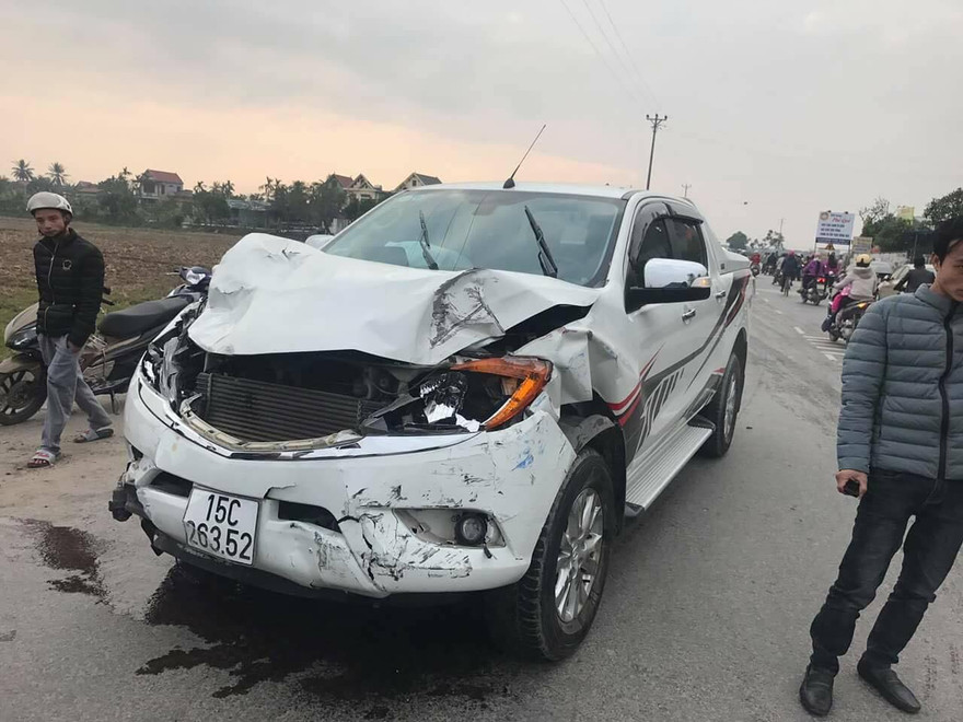 Chiếc xe gây tai nạn liên hoàn