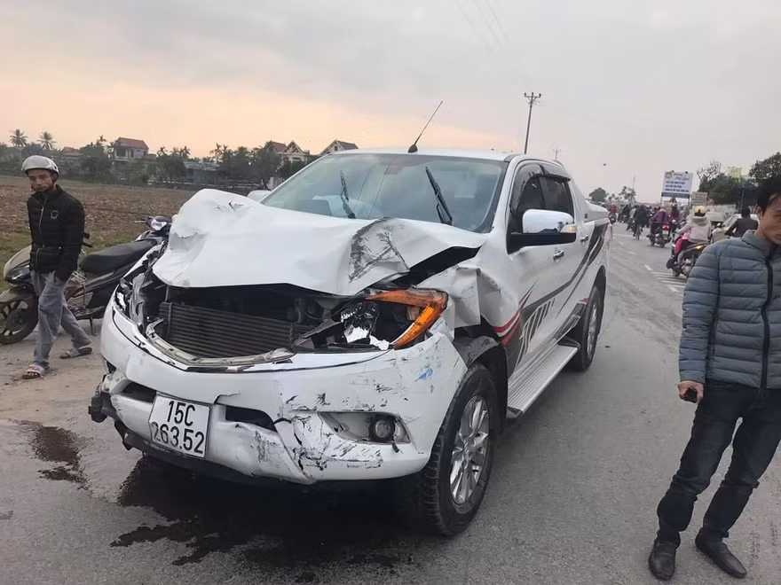 Chiếc xe gây tai nạn liên hoàn