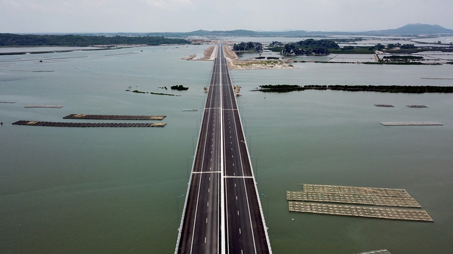 Nâng tốc độ cho phép lên 100km/h tại Cao tốc Hạ Long - Cầu Bạch Đằng