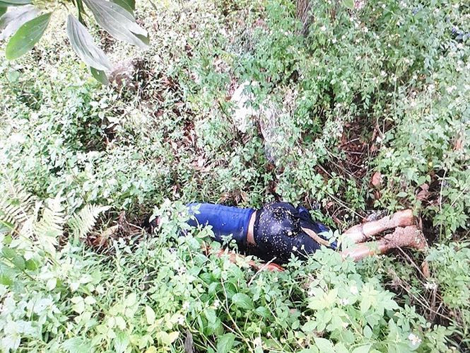 Hiện trường nơi phát hiện thi thể nạn nhân