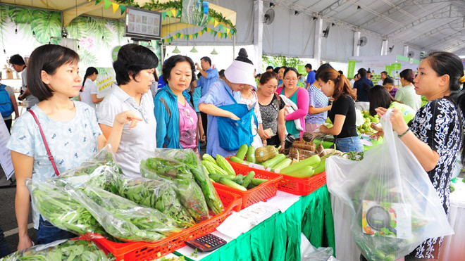 Ngày hội là nơi trưng bày, giới thiệu mô hình sản xuất nông sản sạch và các thương hiệu có uy tín về nông sản, thực phẩm, hàng tiêu dùng, mỹ phẩm..