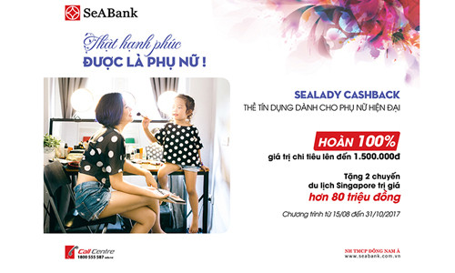 Seabank ra mắt thẻ tín dụng dành riêng cho phụ nữ 