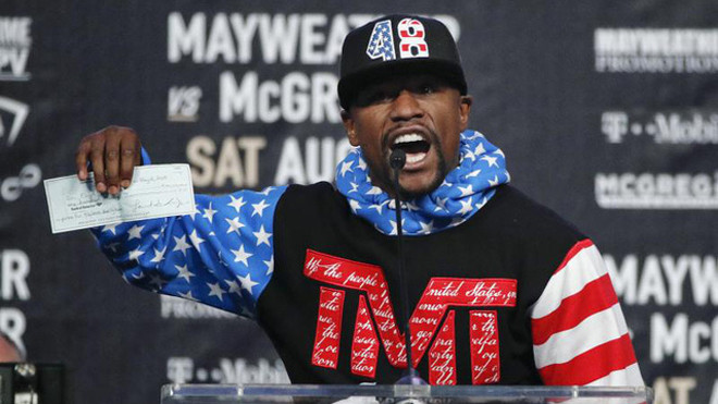 Mayweather có thể kiếm được 300 triệu USD từ trận gặp McGregor