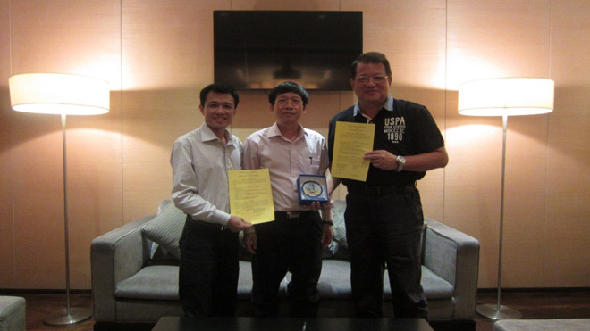 Địa ốc Hoàng Quân ký kết hợp tác giáo dục 