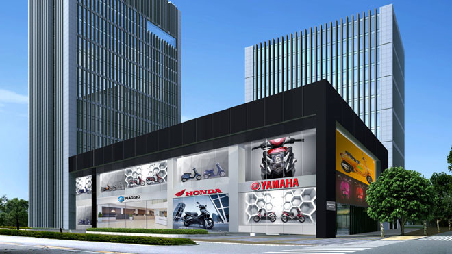 Techcombank tài trợ đại lý kinh doanh xe gắn máy