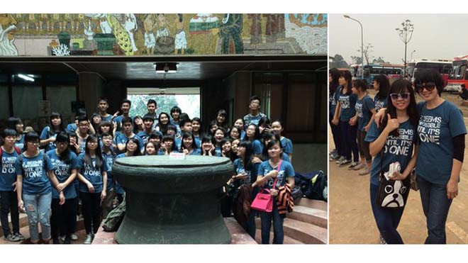 Là giáo viên dạy văn nhưng TS Trịnh Thu Tuyết rất chú trọng đưa học sinh đến các không gian lịch sử