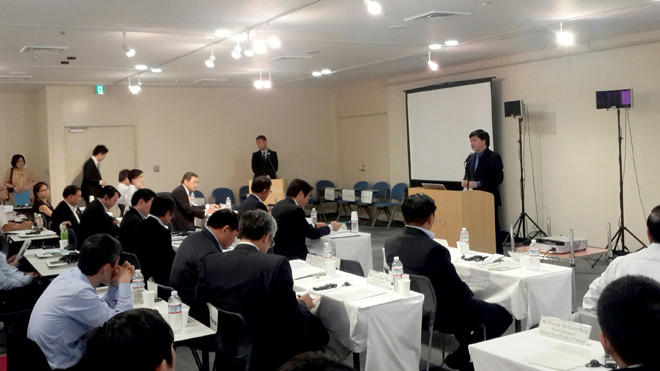 Tổng Giám đốc VietinBank Lê Đức Thọ phát biểu tại Hội thảo 