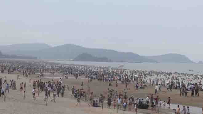 Trong tháng 6, lượng khách đến Cửa Lò đã tăng lên.