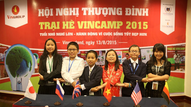 Năm 2015, Trại hè VinCamp đã quy tụ hàng trăm ý tưởng “thay đổi thế giới người lớn từ góc nhìn trẻ em”.