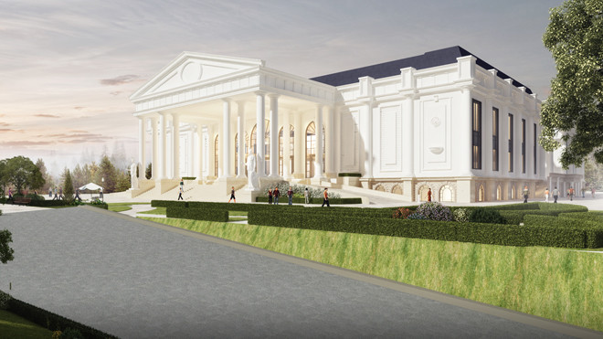 Phối cảnh Trung tâm hội nghị quốc tế FLC Hạ Long 