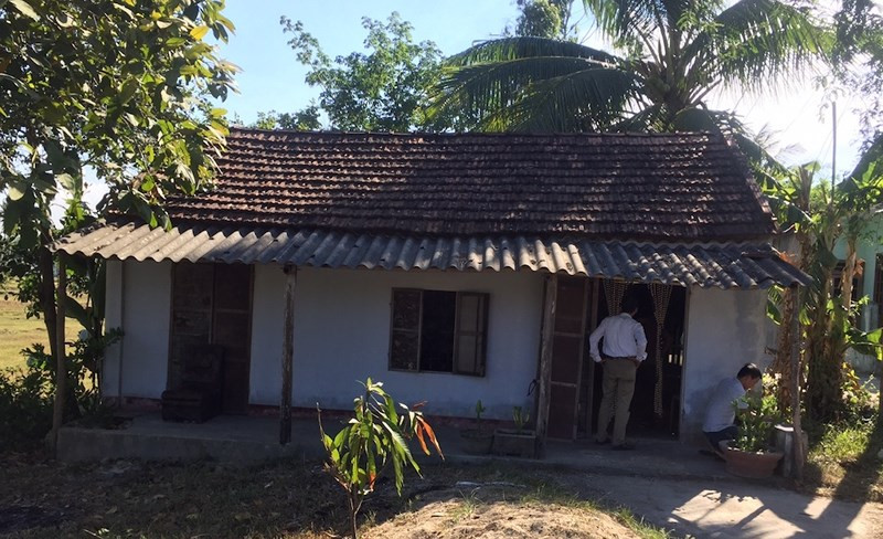 Tiệm massage nơi vụ trộm tiền của khách. Ảnh: VH.