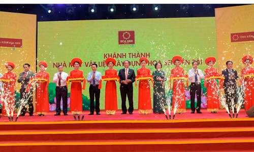 Tập đoàn Hoan Sen chính thức khánh thành nhà máy vật liệu xây dựng trên 1.000 tỷ đồng