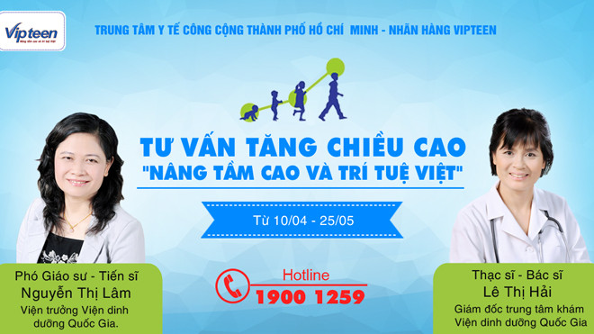 Khởi động Chương trình khám, tư vấn tăng chiều cao cho trẻ tại TP Hồ Chí Minh