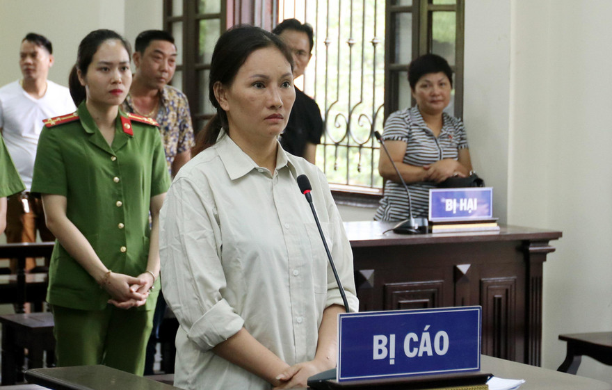 Tòa án nhân dân tỉnh Lào Cai đã tuyên phạt Lê Thị Huệ 17 năm tù giam.